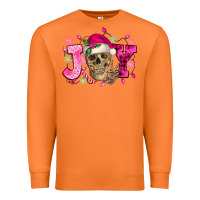 Carrot Pink Christmas Joy skeleton Premium Sweatshirt - NancyCooperArtShop