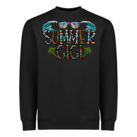Black summer gigi Heavyweight Sweatshirt - CowhideDigitalArt