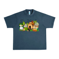 Midnight Navy chicken coffee cups Urban Heavy Tee - AdoDesignShop