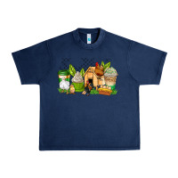 Navy chicken coffee cups Urban Heavy Tee - AdoDesignShop