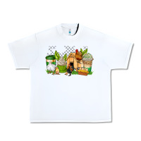 White chicken coffee cups Urban Heavy Tee - AdoDesignShop