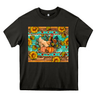 Asphalt Fall coop animals pumpkin Heavy Core Tee - Artiststas