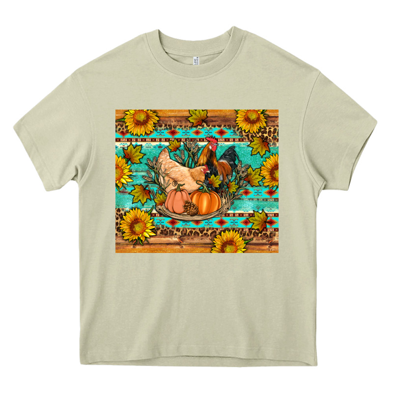 Fall Coop Animals Pumpkin Heavy Core Tee by Artiststas | Teevron