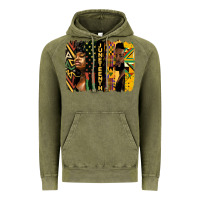 Vintage Olive juneteenth brush stroke Vintage Hoodie - HRA Design Shop