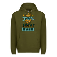 Army Green world's best poppi ever Premium Hoodie - Jasminsmagicworld