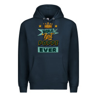 Navy world's best poppi ever Premium Hoodie - Jasminsmagicworld