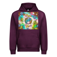 Mauve Wine Shell yeah Urban Hoodie - TumblerDesignByShophia