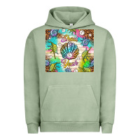Pigment Oil Green Shell yeah Urban Hoodie - TumblerDesignByShophia