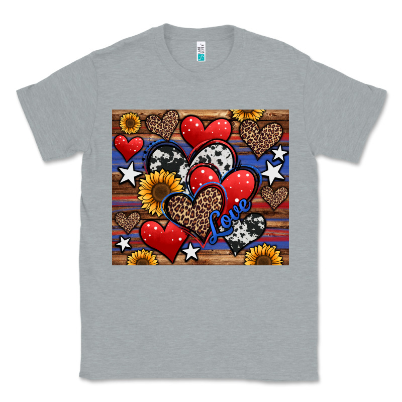 4th Of July American Hearts Classic Tee by Jasminsmagicworld | Teevron