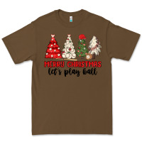 Cacao merry christmas let s play ball baseball Premium Tee - MaliasSmallBusiness