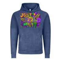 Vintage Denim just bead it Vintage Hoodie - FaDigitalArtStudio