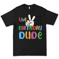 Black the birthday dude Premium Tee - MaliasSmallBusiness