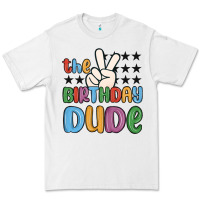White the birthday dude Premium Tee - MaliasSmallBusiness