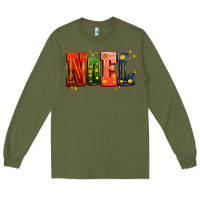 Army Green noel Long Sleeve Tee - AdoDesignShop