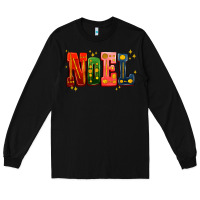 Black noel Long Sleeve Tee - AdoDesignShop