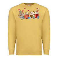 Antique Gold Nurse Coffee Cups Premium Sweatshirt - MaliasSmallBusiness