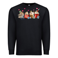 Black Nurse Coffee Cups Premium Sweatshirt - MaliasSmallBusiness
