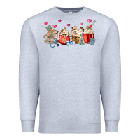 Heather Grey Nurse Coffee Cups Premium Sweatshirt - MaliasSmallBusiness