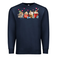 Navy Nurse Coffee Cups Premium Sweatshirt - MaliasSmallBusiness