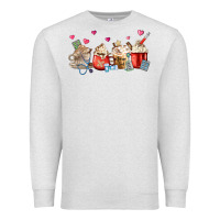 Oatmeal Heather Nurse Coffee Cups Premium Sweatshirt - MaliasSmallBusiness