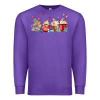 Purple Nurse Coffee Cups Premium Sweatshirt - MaliasSmallBusiness
