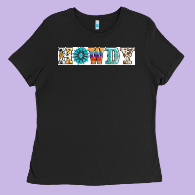 Howdy Ladies Tee Designed By Adodesignshop