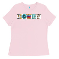 Bubblegum Pink howdy Ladies Tee - AdoDesignShop
