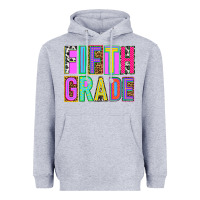 Heather Grey fifth grade Heavyweight Hoodie - NancyCooperArtShop