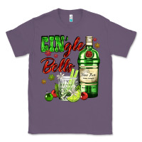 Lavender gin`gle bells with bottle and cocktail Classic Tee - AdoDesignShop