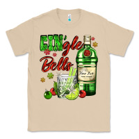 Mushroom gin`gle bells with bottle and cocktail Classic Tee - AdoDesignShop