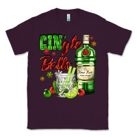Plum gin`gle bells with bottle and cocktail Classic Tee - AdoDesignShop