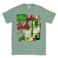 Sage gin`gle bells with bottle and cocktail Classic Tee - AdoDesignShop
