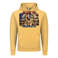 Vintage Mustard Made in America 4th of july Vintage Hoodie - CowGirlArtShop