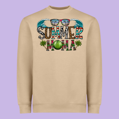 Summer Mama Heavyweight Sweatshirt Designed By Cowhidedigitalart