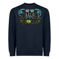 Navy summer mama Heavyweight Sweatshirt - CowhideDigitalArt