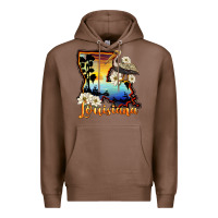 Chestnut louisiana  sunset map magnolia Premium Hoodie - BarkalooDesign