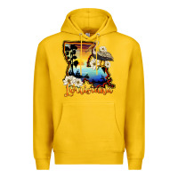 Lemon louisiana  sunset map magnolia Premium Hoodie - BarkalooDesign