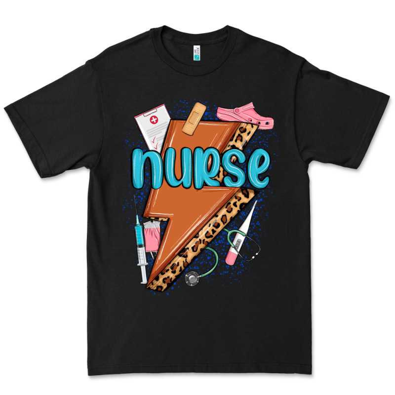 Nurse Lightning Bolt Premium Tee by MaliasSmallBusiness | Teevron