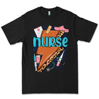 Black nurse lightning bolt Premium Tee - MaliasSmallBusiness
