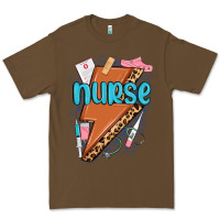 Cacao nurse lightning bolt Premium Tee - MaliasSmallBusiness