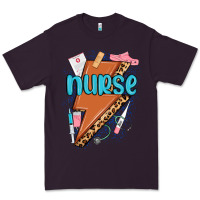 Plum nurse lightning bolt Premium Tee - MaliasSmallBusiness