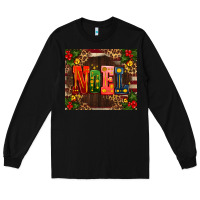 Black noel mistletoe Christmas Long Sleeve Tee - AdoDesignShop