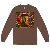 Chestnut noel mistletoe Christmas Long Sleeve Tee - AdoDesignShop