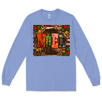 Colony Blue noel mistletoe Christmas Long Sleeve Tee - AdoDesignShop