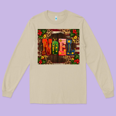 Noel Mistletoe Christmas Long Sleeve Tee Designed By Adodesignshop