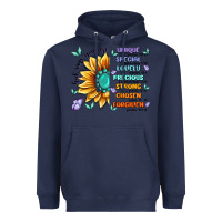 Navy you are inspiration Heavyweight Hoodie - MaliasSmallBusiness