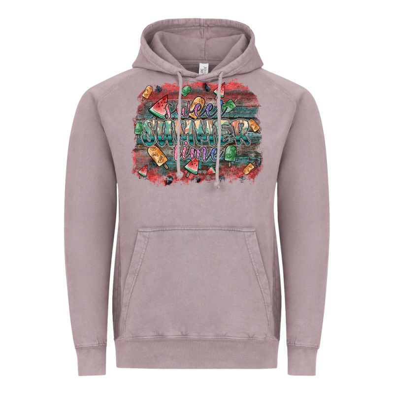 Sweet Summer Time Vintage Hoodie by SublimationCraftShop | Teevron