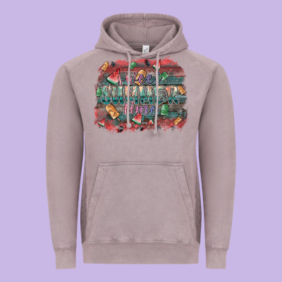 Sweet Summer Time Vintage Hoodie Designed By Sublimationcraftshop
