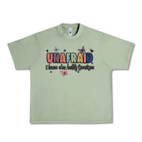 Oil Green unafraid Urban Heavy Tee - JahusDesignShop