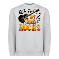 My Dad Rocks Heavyweight Sweatshirt | Teevron